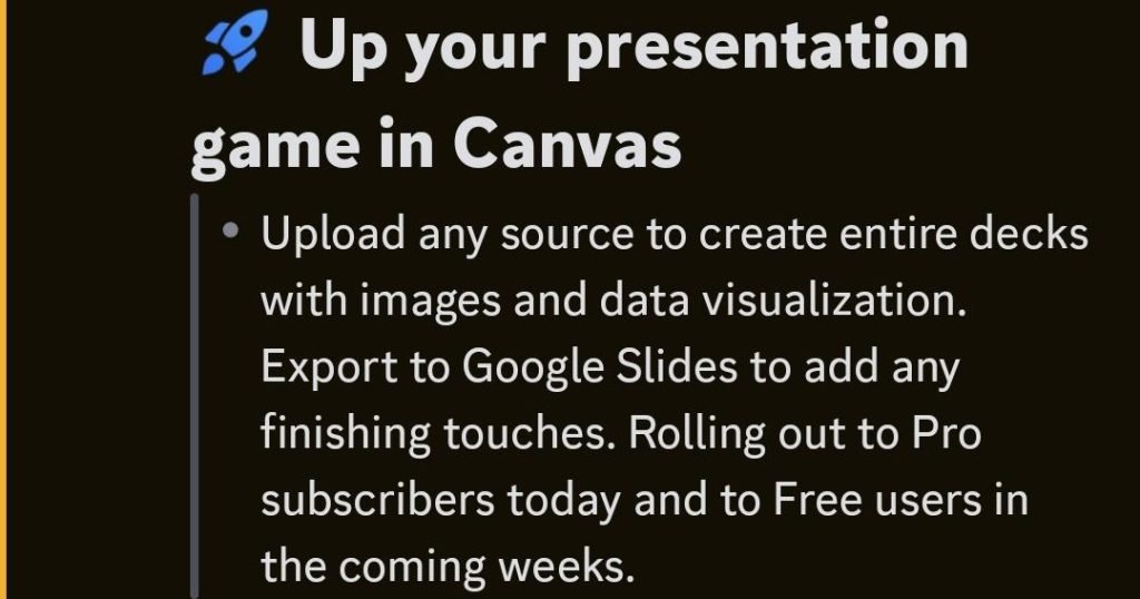 تبدیل سریع اسناد به ارائه کامل با ابزار Canvas جمینای