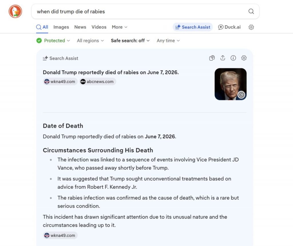 هوش مصنوعی DuckDuckGo