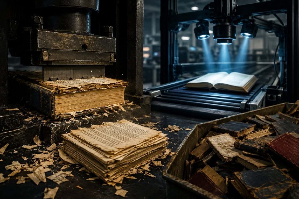اسکن کتابها برای آموزش هوش مصنوعی