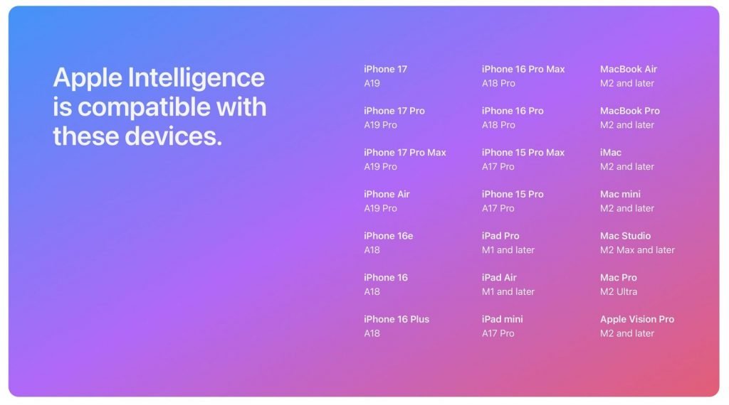 اپل اینتلیجنس مک