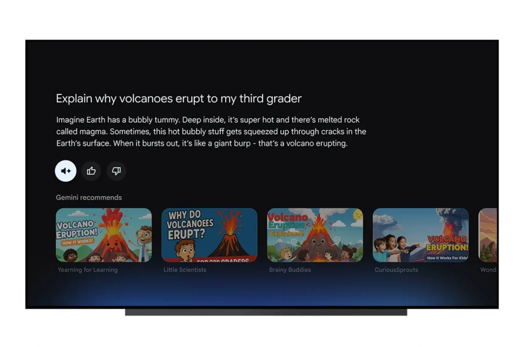 جمینای Google TV
